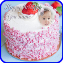 Birthday cake greeting card aplikacja