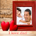 Gelukkig Fathers Day Frame