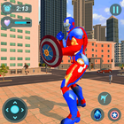 Super Captain Robot Flying: City Survival Mission icon