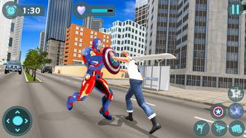 Super Captain Robot Flying: City Survival Mission screenshot 3