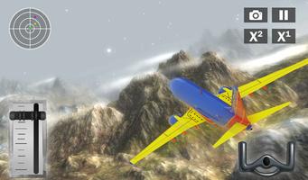Free Flight Simulator: Airplane Fly 3D captura de pantalla 1