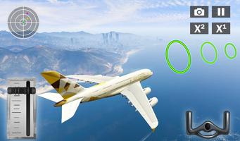 Free Flight Simulator: Airplane Fly 3D captura de pantalla 2