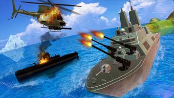 US Navy Warship Attack: Gunship Heli Air Strike capture d'écran 3
