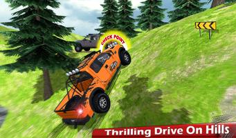 Offroad Jeep Hill Race Game Affiche