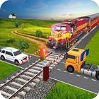 RailRoad Train Crossing Game : Bus Vs Train icône