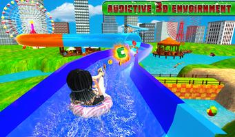 Water Slide Rush Racing Adventure Affiche
