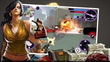 Real Grand Gangsters 3D الملصق