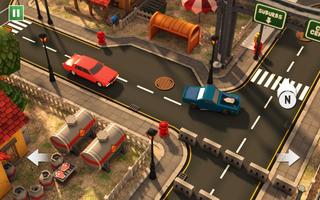 Poster Superheros Drift Car Racing City