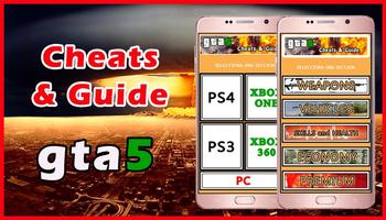 Cheats and Game Guide GTA5 Affiche