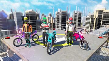 Bike Stunts 3D - Rooftop Chall captura de pantalla 1