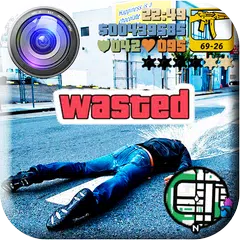 Wasted Photo Maker: Grand Theft Gangster Sticker APK Herunterladen