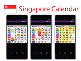 Singapore Calendar capture d'écran 1