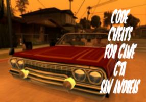 Cheat Code GTA San Andreas plakat