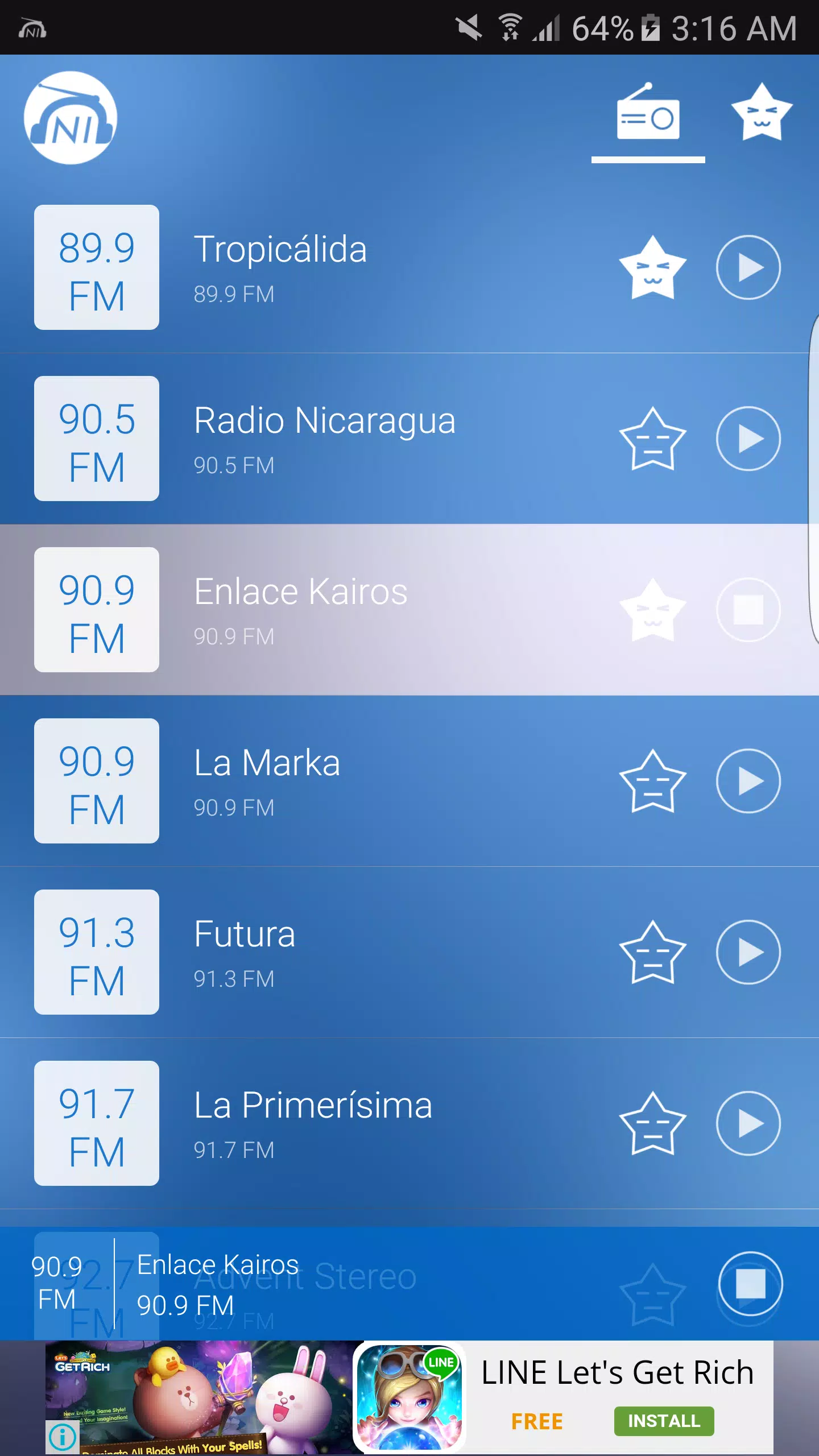 Download do APK de Radios de Nicaragua Radio NI para Android