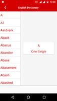 Offline English Dictionary capture d'écran 1