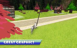 Goat Simulator 3D Free Affiche