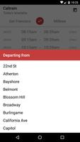 Train timetable (Caltrain) capture d'écran 2