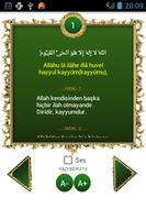 Ayetel Kürsi Ezberle ve Öğren تصوير الشاشة 1