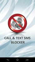 Call and Text SMS Blocker Affiche