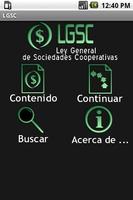 LGSC – Ley General de Sociedad Poster