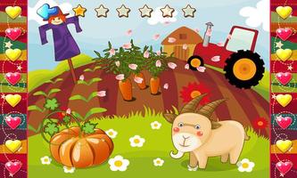 Kids Puzzles-Colorful farm new poster