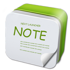 Next Launcher 3D Note Widget biểu tượng