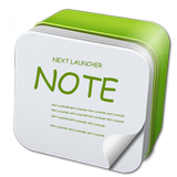 Next Launcher 3D Note Widget icône