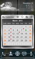 Next Calendar Widget الملصق