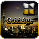 GoldAge Next Launcher 3D Theme APK