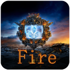 Fire Next Launcher 3D Theme icône