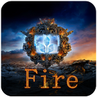 Fire Next Launcher 3D Theme icon