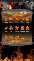 Fire Next Launcher 3D Theme capture d'écran 1