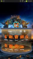 Fire Next Launcher 3D Theme capture d'écran 3