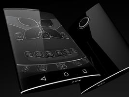 Soft Touch Black theme for Nex captura de pantalla 1