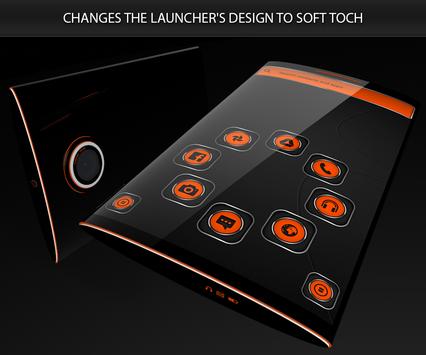 Soft Touch Orange Theme 截图 3