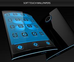 Soft Touch Blue Theme capture d'écran 1
