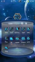 SciFi Next Launcher 3D Theme syot layar 3