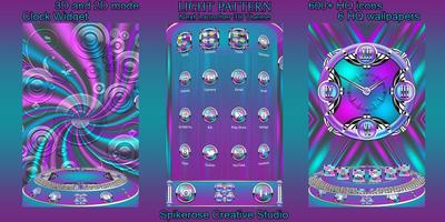 Light Pattern 3D Next Launcher poster