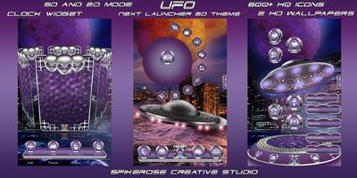 UFO 3D Next Launcher theme screenshot 1
