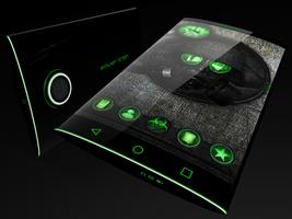 Stalker Green theme for Next Launcher capture d'écran 3