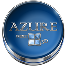 Next Launcher Theme Azure 3D APK