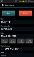 Clients SMS Reminder Lite Screenshot 1