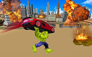 Incredible Monster Hero Hammer Hero Action Games ảnh chụp màn hình 3