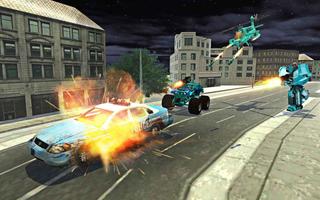 US Police Robot Transform War imagem de tela 1