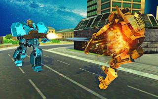 US Police Robot Transform War imagem de tela 3