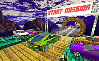 Sky Impossible tracks Stunt car racing Affiche