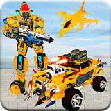 ikon US Army Robot Transform Jet War Robot Games