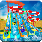 Water Slide Amusement Fun Park 3D icône