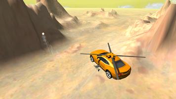Flying Muscle Helicopter Car ポスター