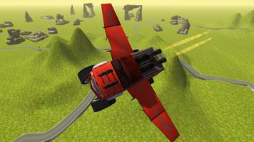 Flying Monster Truck Simulator capture d'écran 1